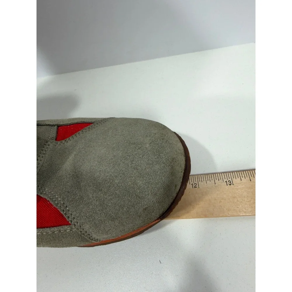 Vintage AXO Grey Red Suede Motocross Sport Boots High Top 90s Favaro Design‎